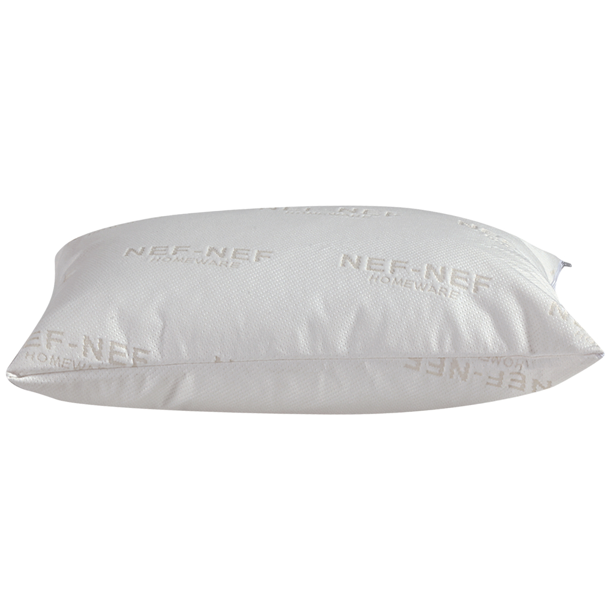 Ζεύγος Καλύμματα Μαξιλαριών Αδιάβροχα Nef-Nef Homeware Ζακάρ Pu Home Λευκά Είδη Κρεβατοκάμαρας Spitishop