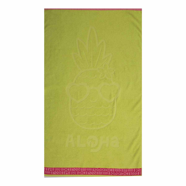Παιδική Πετσέτα Θαλάσσης Nef-Nef Pineapple Dream Lime