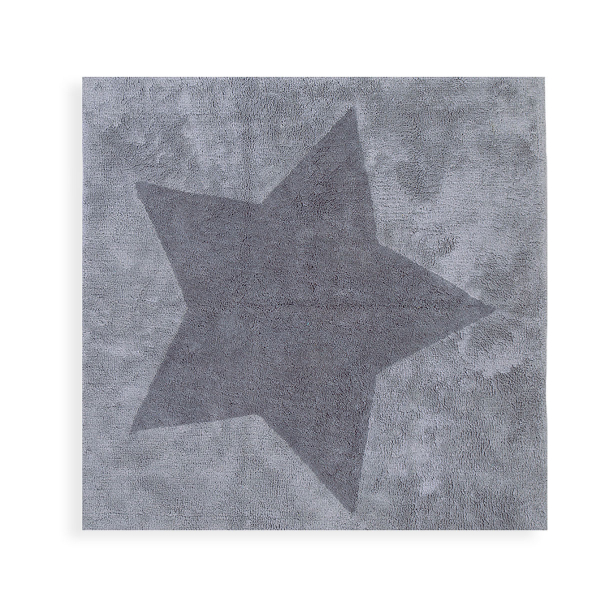 Παιδικό Χαλί (120x120) Nef-Nef Junior Star Grey