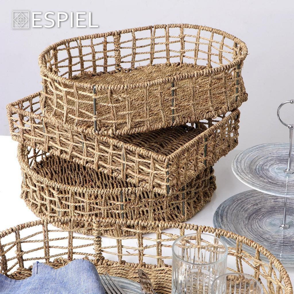 Καλάθι Αποθήκευσης (Φ40X10) Espiel Ast805 Home Διακόσμηση Κουτιά & Καλάθια Spitishop