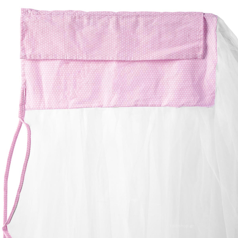 Κουνουπιέρα Κούνιας Kentia Baby Bambino 14 Pink