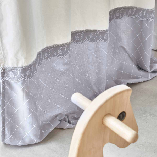 Παιδική Κουρτίνα (140x270) Με Τιράντες Kentia Baby Dumbo
