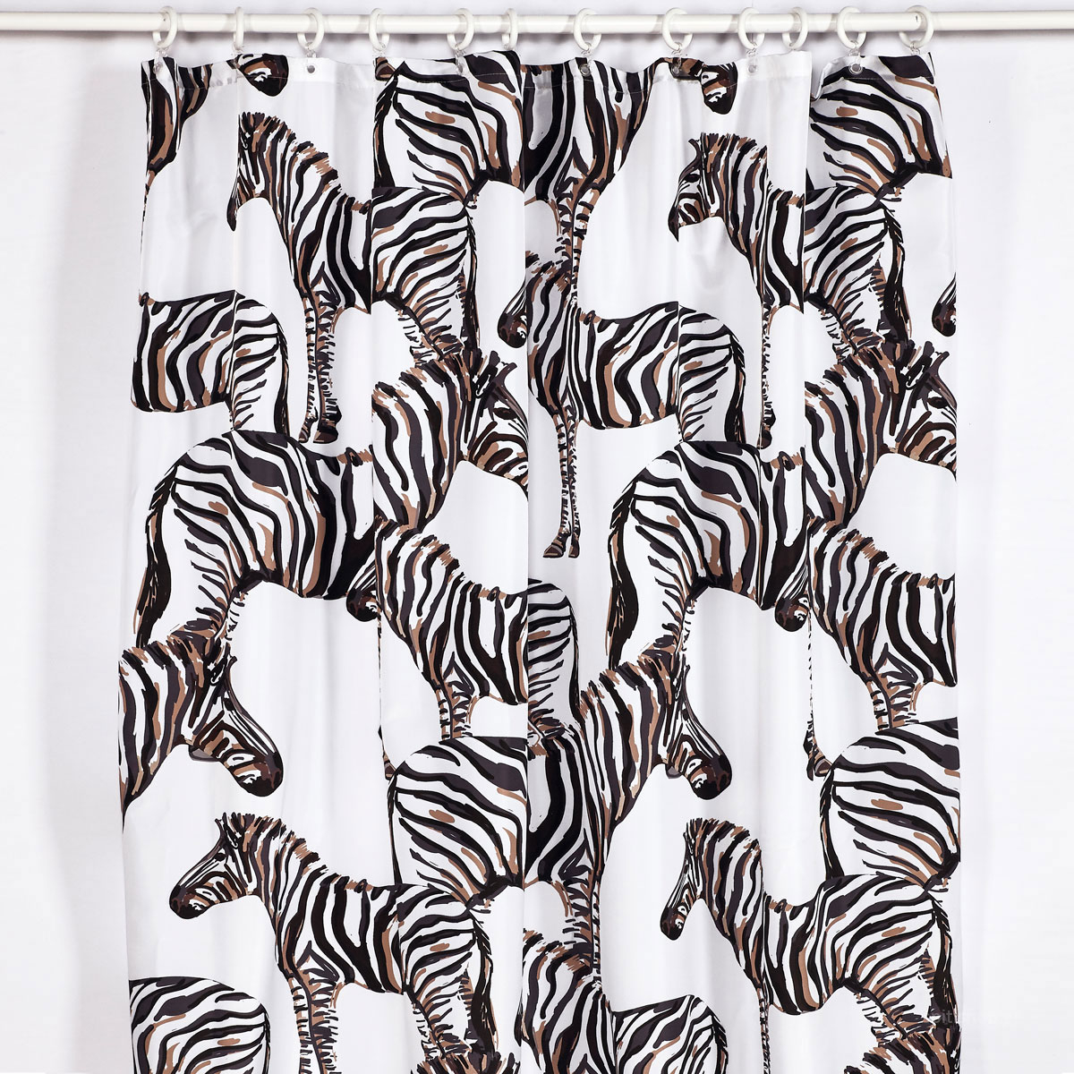Κουρτίνα Μπάνιου (240×180) Με Κρίκους Kentia Loft Zebra