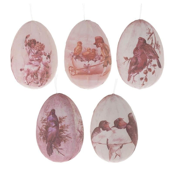 Πασχαλινά Διακοσμητικά Αυγά (Σετ 5τμχ) InArt 1-70-192-0005