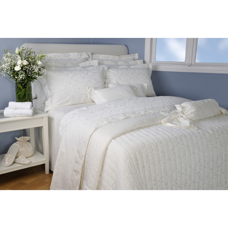 Παπλωματοθήκη Μονή (Σετ 175x245) Down Town Damas White S 534