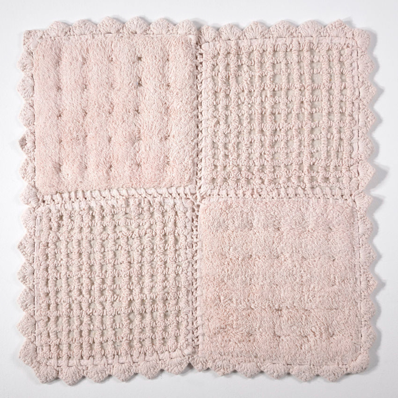 Πατάκι Μπάνιου (75x75) Down Town Biscuit English Rose