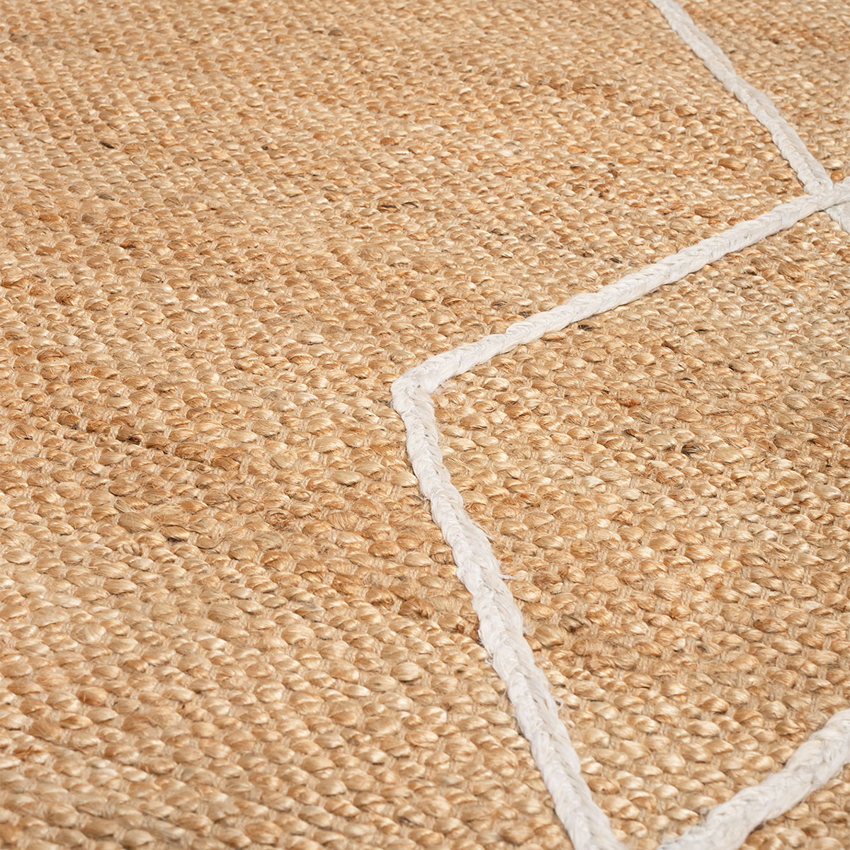 Χαλί Καλοκαιρινό (140X200) Βιοκαρπέτ Jute Rug Brd 752 Natural Home Χαλιά Σαλονιού Spitishop