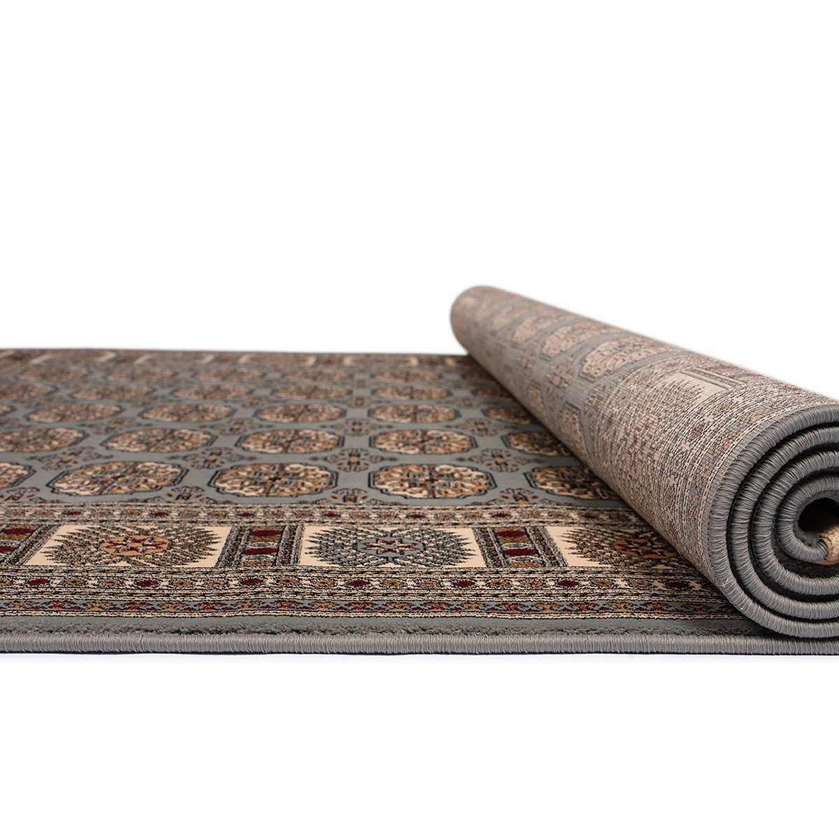 Χαλί Διαδρόμου (80X140) Βιοκαρπέτ Isfahan 5602A Blue Cream Home Χαλιά Διάδρομοι Spitishop