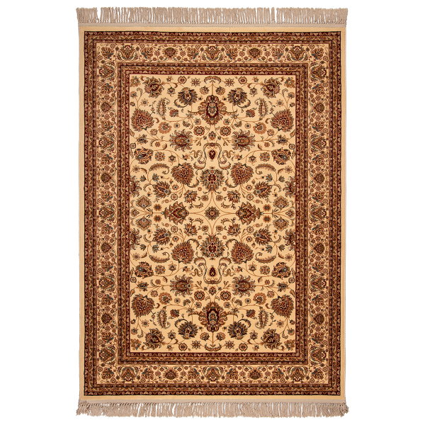 Χαλί Διαδρόμου (80x140) Βιοκαρπέτ Isfahan 3783B Cream/ Cream