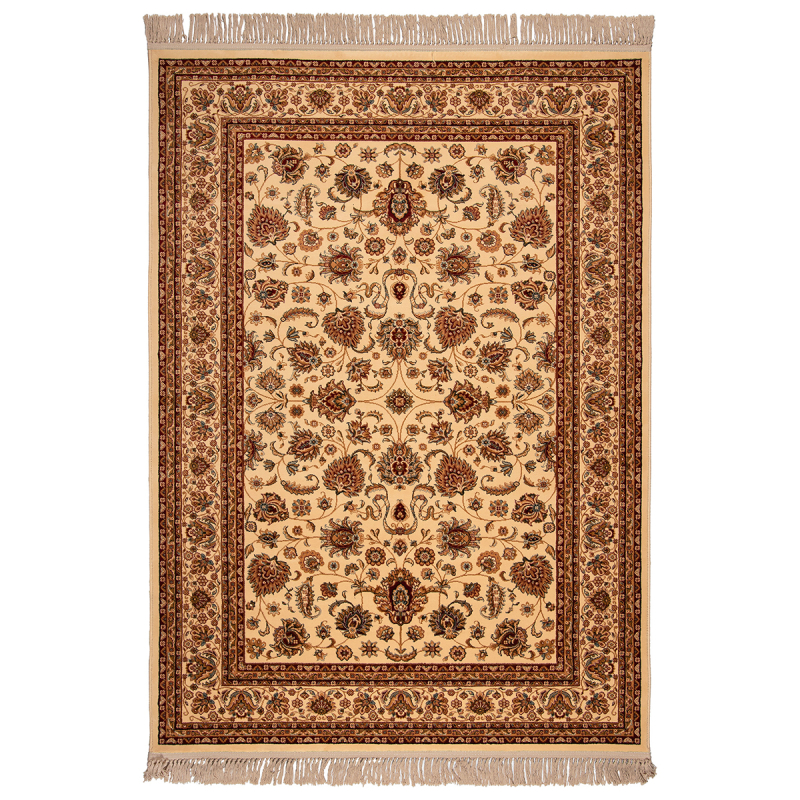 Χαλί Διαδρόμου (80x140) Βιοκαρπέτ Isfahan 3783B Cream/ Cream