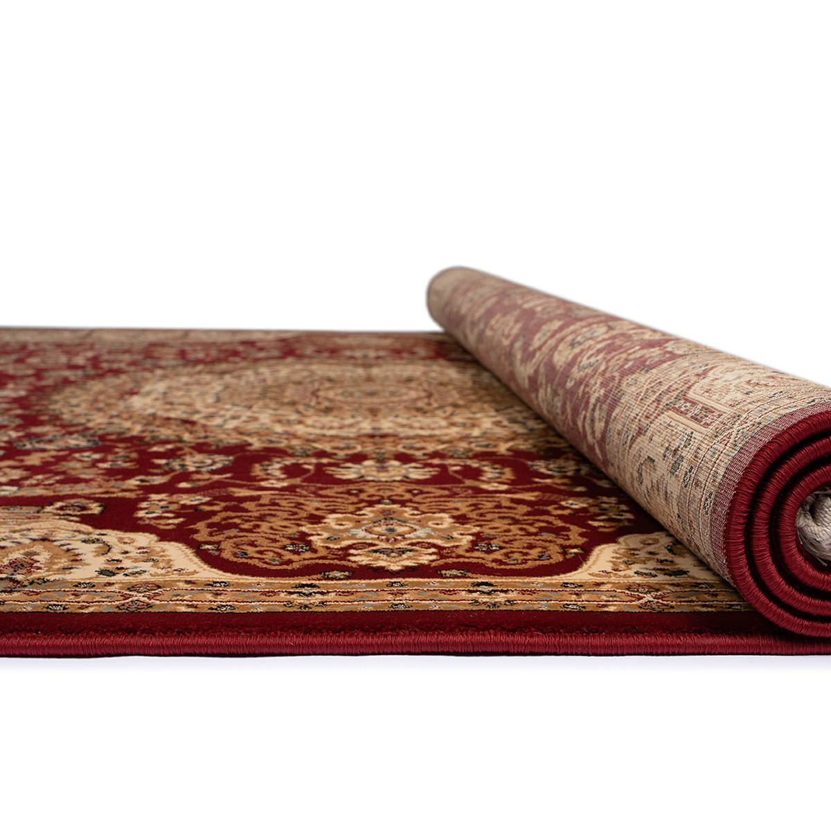 Χαλί Διαδρόμου (80X220) Βιοκαρπέτ Isfahan 2879A Red Cream Home Χαλιά Διάδρομοι Spitishop