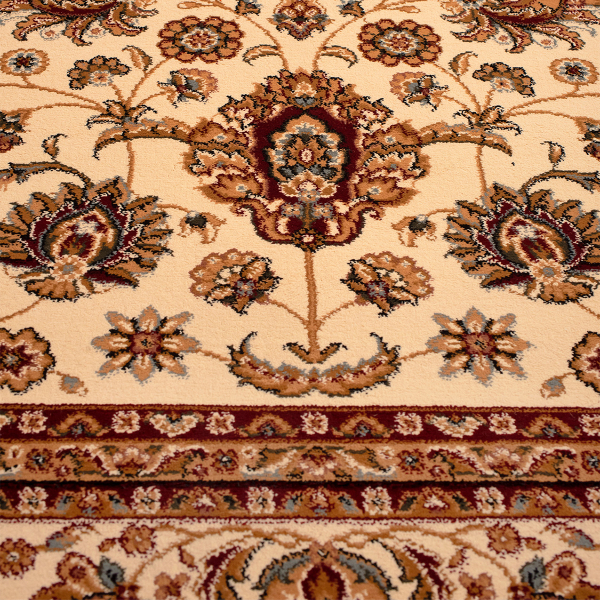 Χαλί Διαδρόμου (80x220) Βιοκαρπέτ Isfahan 3783B Cream/ Cream