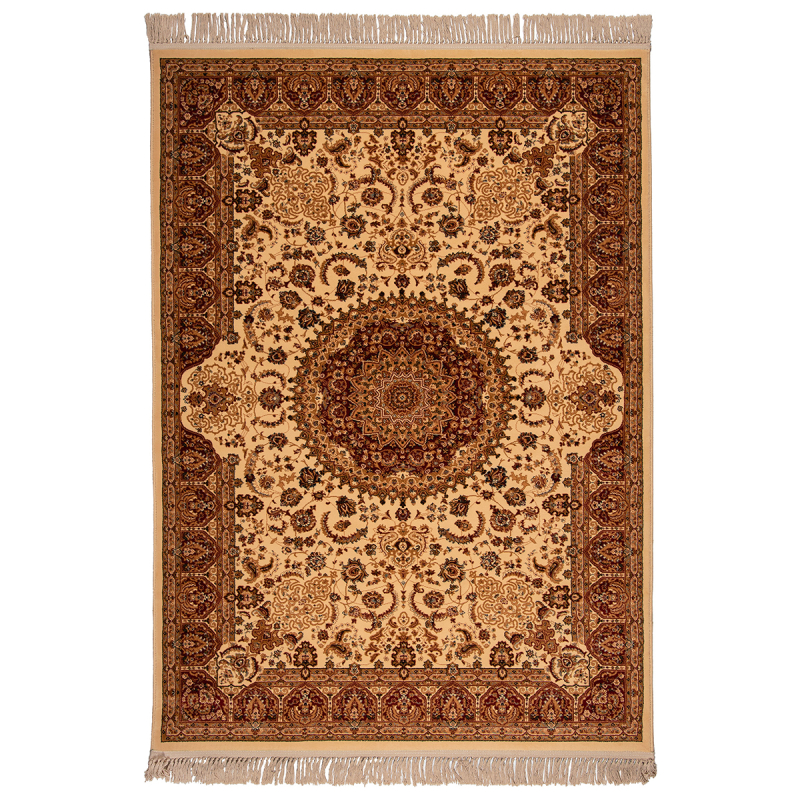 Χαλί Διαδρόμου (80x220) Βιοκαρπέτ Isfahan 2879A Cream/ Red