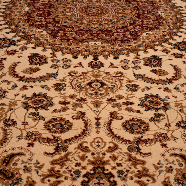 Χαλί Διαδρόμου (80x220) Βιοκαρπέτ Isfahan 2879A Cream/ Red