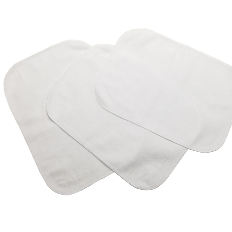 Λαβέτες Ώμου Φανελένιες (Σετ 3τμχ) Baby Oliver Des 477 Λευκό