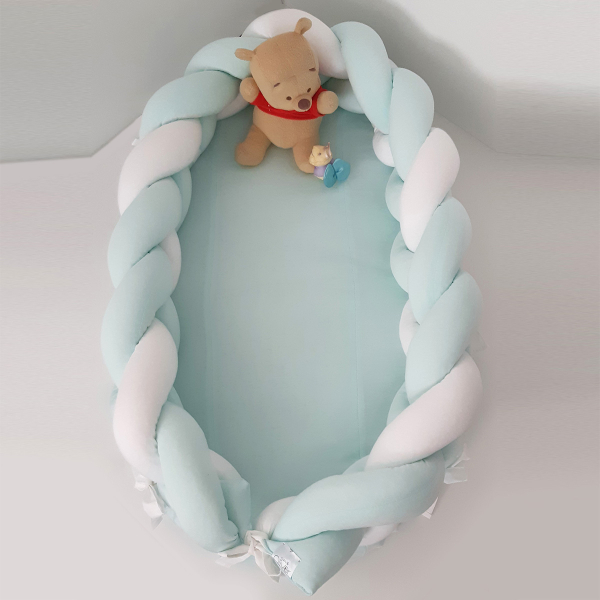 Φωλιά Ύπνου Με Πλεξούδα Baby Oliver Des 130 Μέντα