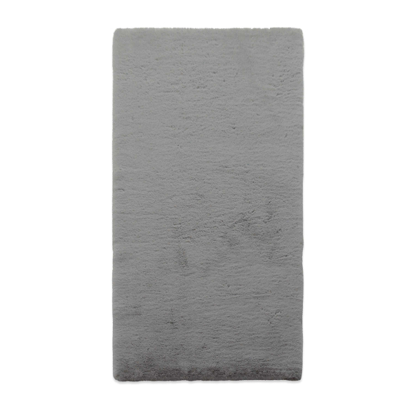 Γούνινο Χαλί (100x160) New Plan Puffy FC6 Light Grey