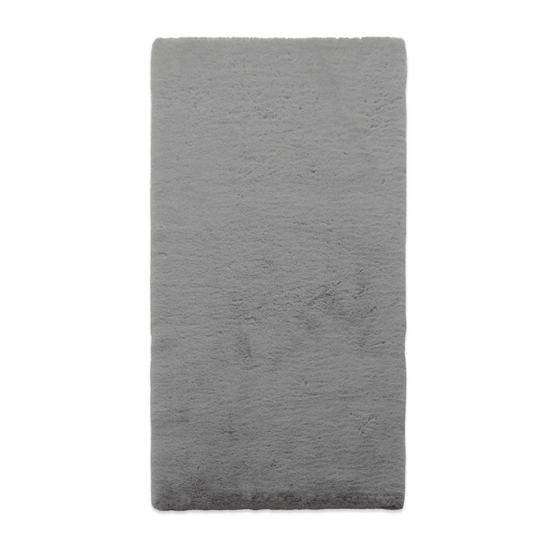 Γούνινο Χαλί (100x160) New Plan Puffy FC6 Light Grey