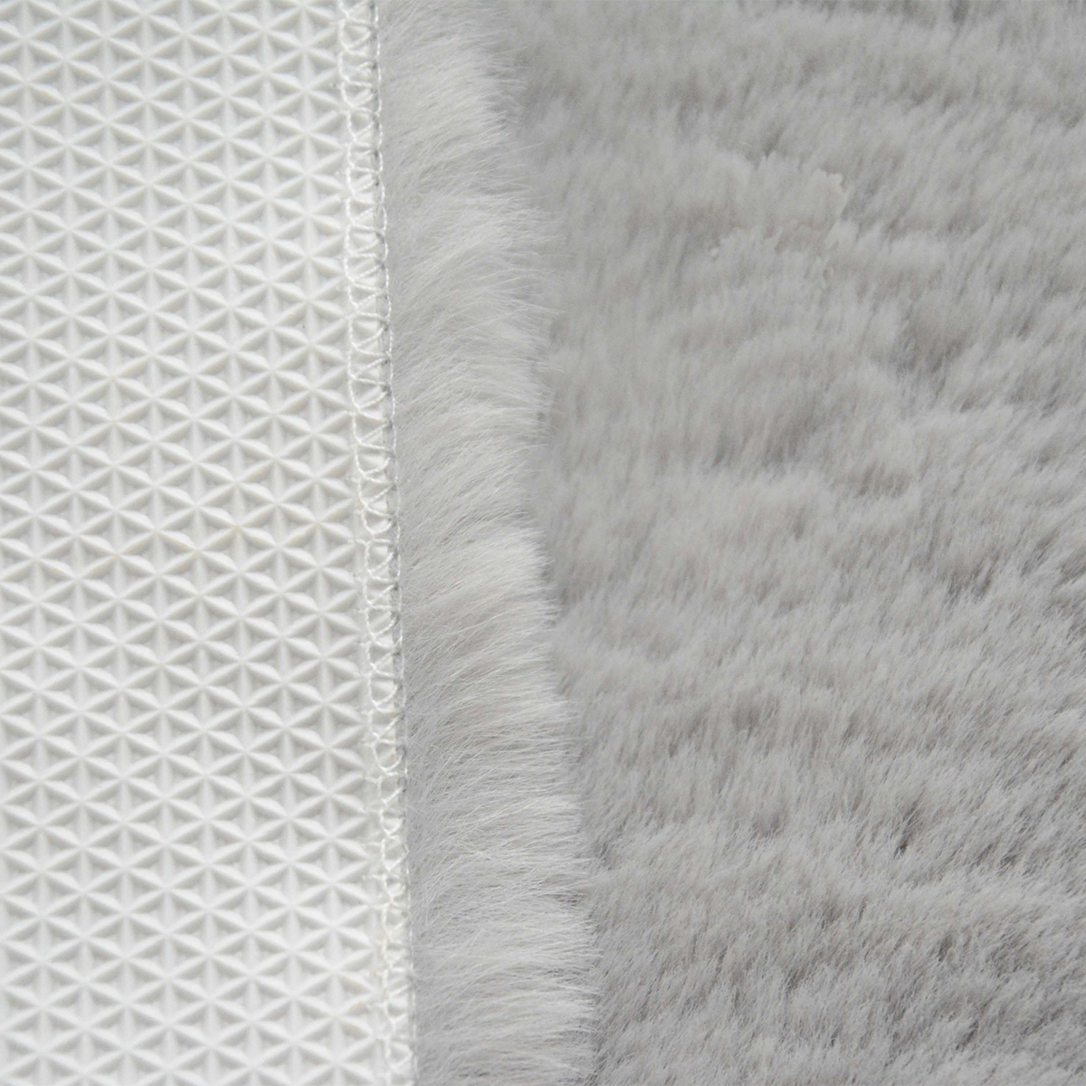 Γούνινο Χαλί (100X160) New Plan Puffy Fc6 Light Grey Home Χαλιά Σαλονιού Spitishop
