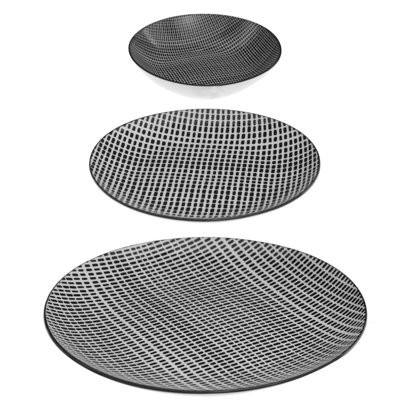 Σετ Πιάτα 18τμχ S-D Bohemia Square 154723D