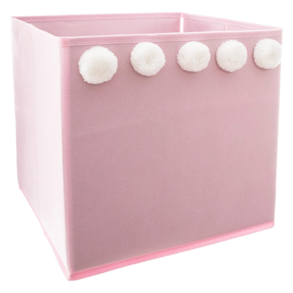 Κουτί Αποθήκευσης (29x29x29) A-S Pompom Pink 158710A