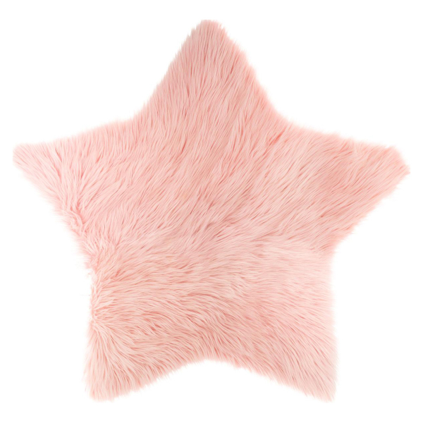 Παιδικό Γούνινο Πατάκι (90x90) A-S Fur Star Pink 158520