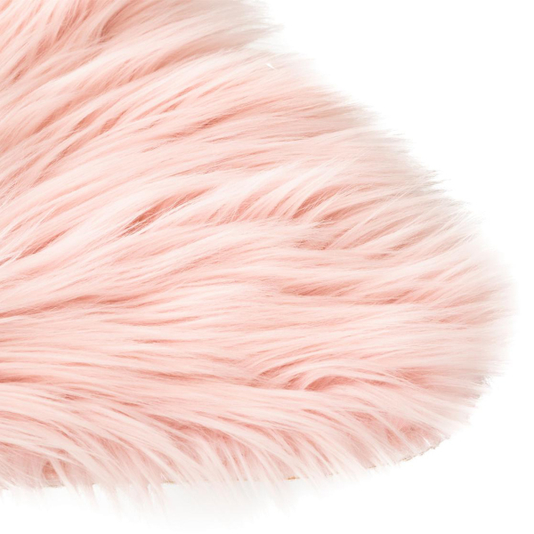 Παιδικό Γούνινο Πατάκι (90x90) A-S Fur Star Pink 158520
