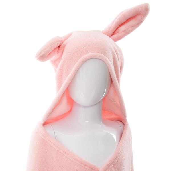 Κουβέρτα Fleece Με Κουκούλα A-S Rabbit Pink 158721A