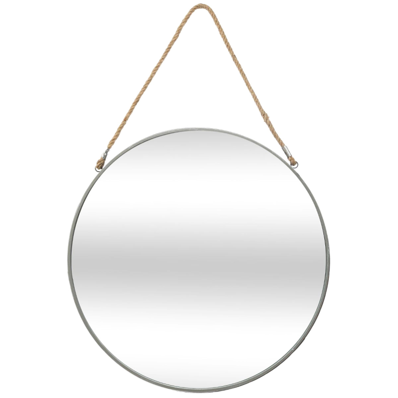 Διακοσμητικός Καθρέφτης Τοίχου (Φ55) A-S Round Grey 162344