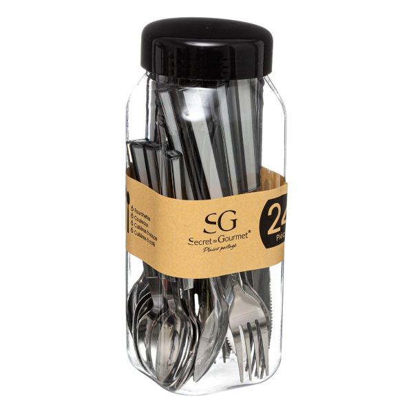 Μαχαιροπίρουνα (Σετ 24τμχ) S-D Tamaris Grey 134932C