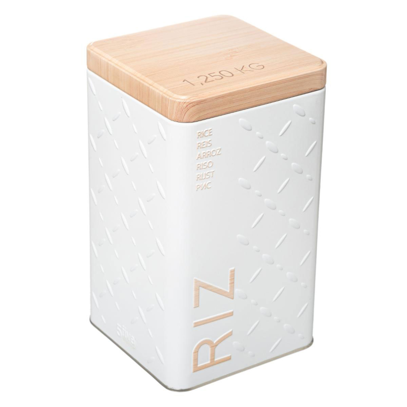 Δοχείο Για Ρύζι 1.25kg (Φ10.5x18.5) F-V Embossed 3D 169296