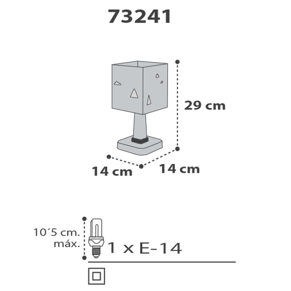 Παιδικό Πορτατίφ Ango Hello Little 73241 Home Φωτιστικά Παιδικά Spitishop
