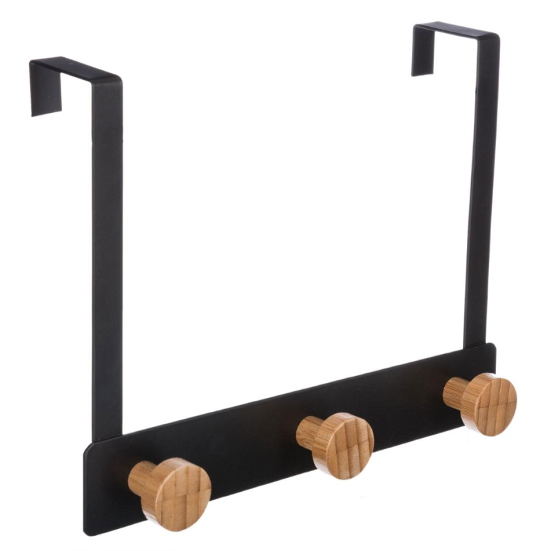 Κρεμάστρα Πόρτας 3 Θέσεων F-V Hooks Black 151569A