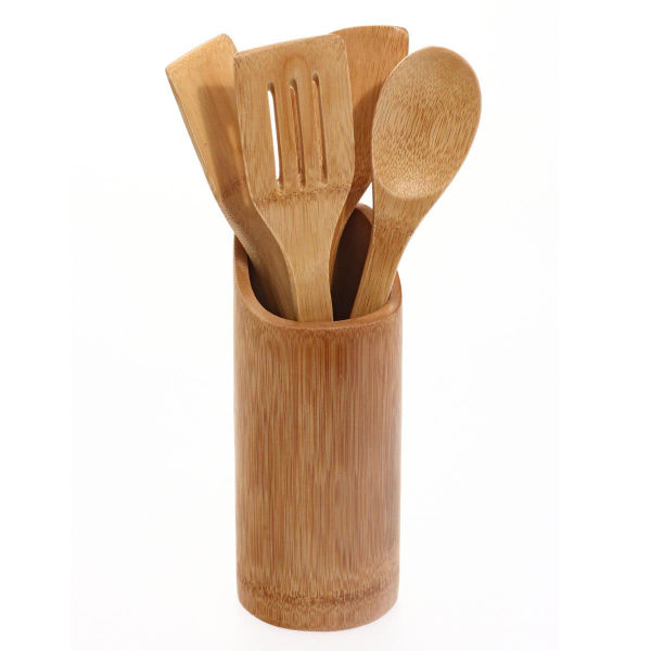 Κουτάλες Μαγειρικής + Βάση (Σετ 5τμχ) F-V Bamboo Holder 540744112