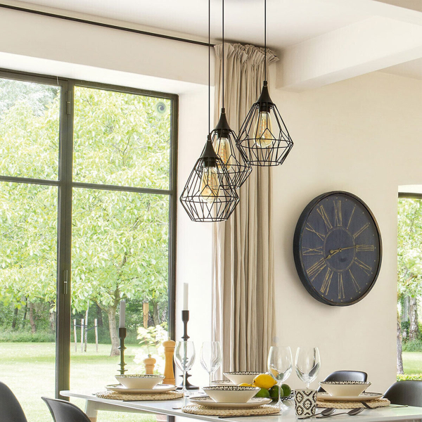 Φωτιστικό Οροφής Τρίφωτο A-S Kaore Black 161602