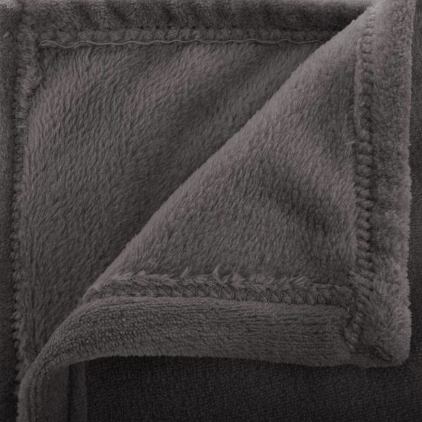Κουβέρτα Fleece Ημίδιπλη (180x230) A-S Flannel Dark Grey 156048L