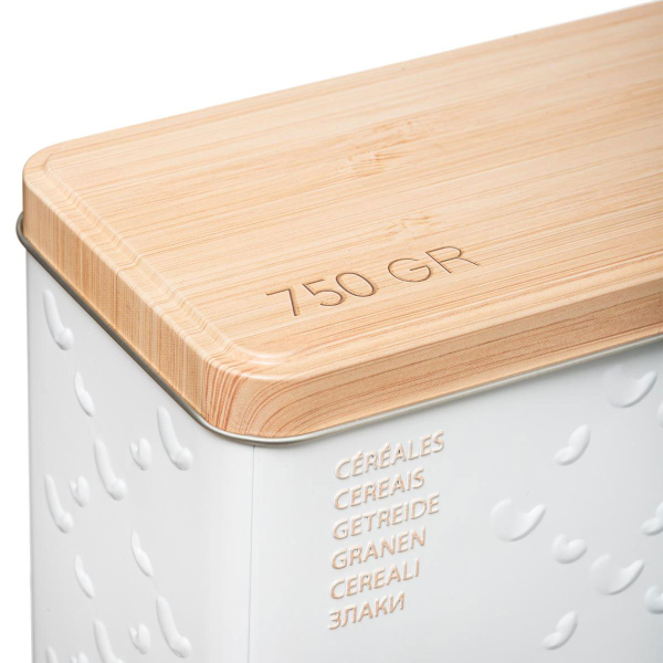 Δοχείο Δημητριακών 750gr (17.5x9.5x24.5) F-V Embossed 3D 169287