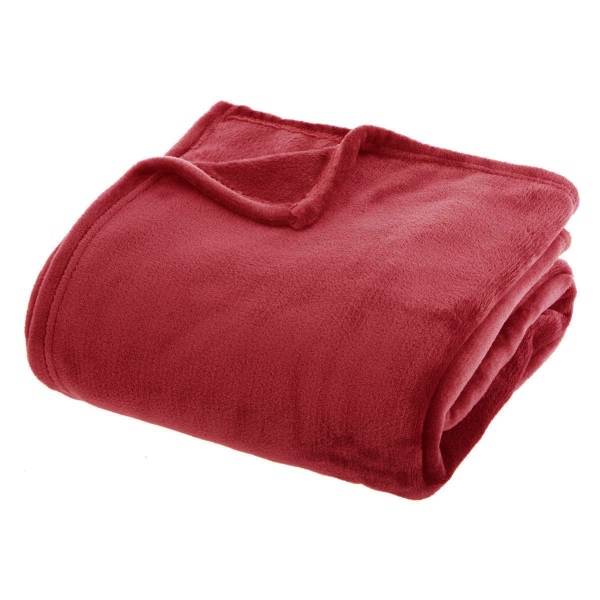 Κουβέρτα Fleece Ημίδιπλη (180x230) A-S Flannel Red 156048G
