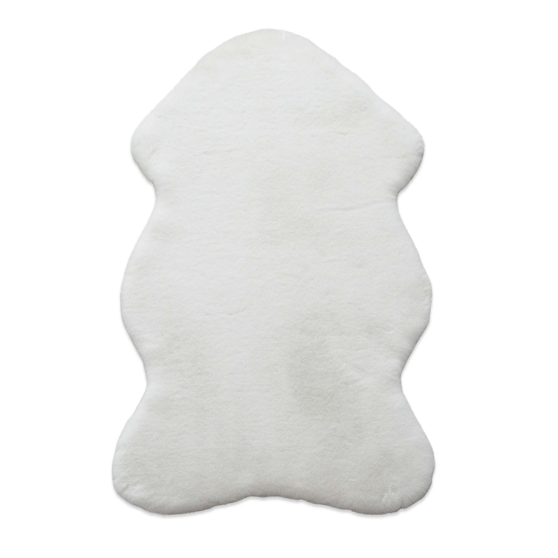 Χαλί Διαδρόμου Γούνινο (80x120) New Plan Puffy FC1 Ivory