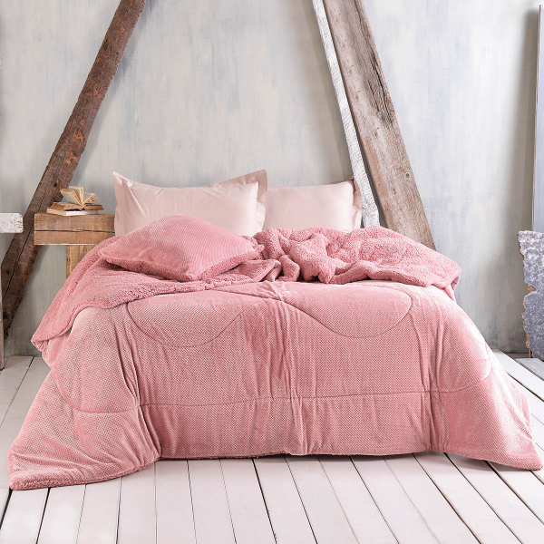 Κουβερτοπάπλωμα Υπέρδιπλο (220x240) Rythmos Alvaro Pink