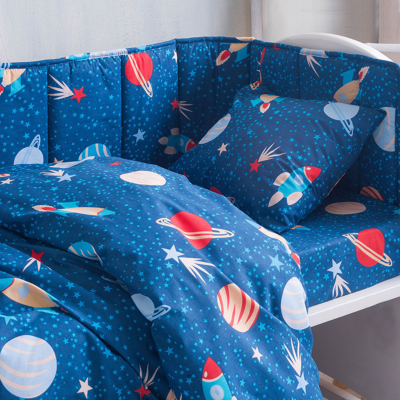 Σεντόνια Κούνιας (Σετ) Rythmos Baby Space Odyssey