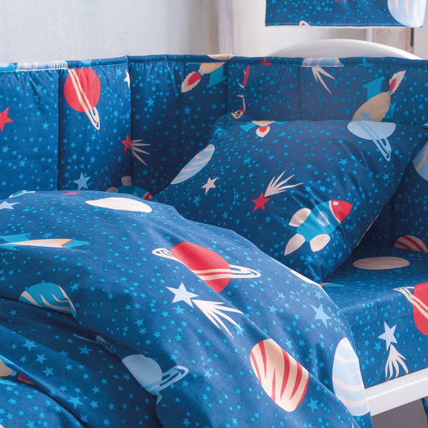 Σεντόνια Κούνιας (Σετ) Rythmos Baby Space Odyssey