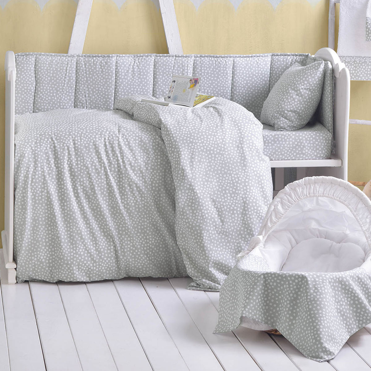Πάπλωμα Κούνιας (110×150) Rythmos Baby Cute Grey 185233