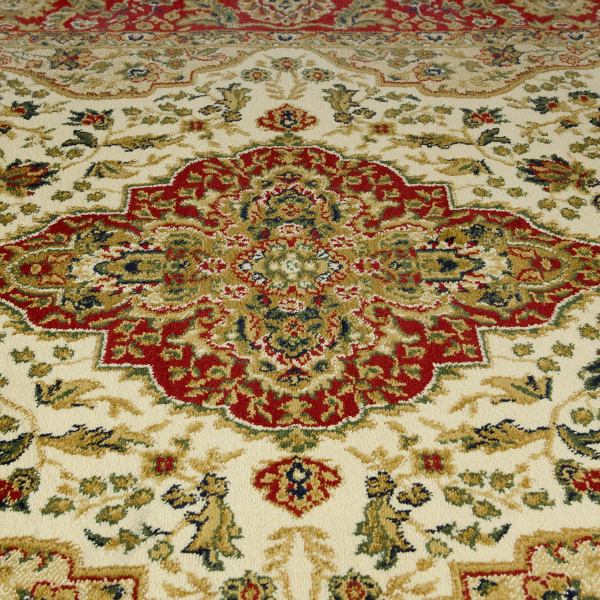 Χαλί Διαδρόμου (80x220) Βιοκαρπέτ Kirman 6802-0077 Ivory