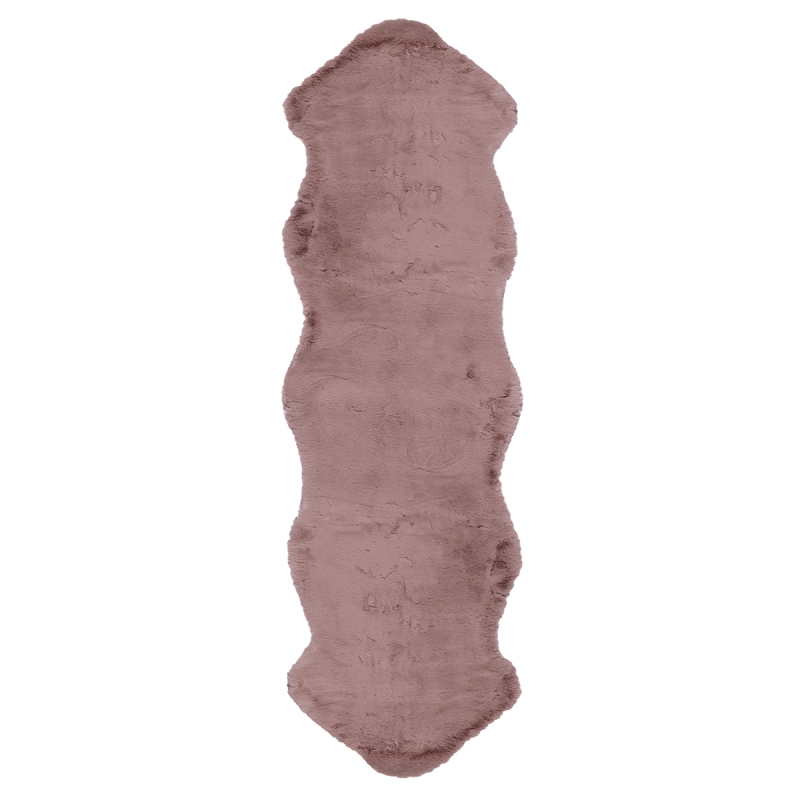 Γούνινο Χαλί Διαδρόμου (60x220) Βιοκαρπέτ Lapin Skin 07 Pink