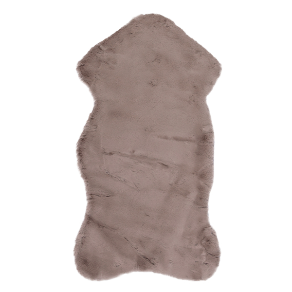 Γούνινο Χαλί Διαδρόμου (60x110) Βιοκαρπέτ Lapin Skin 10 Taupe