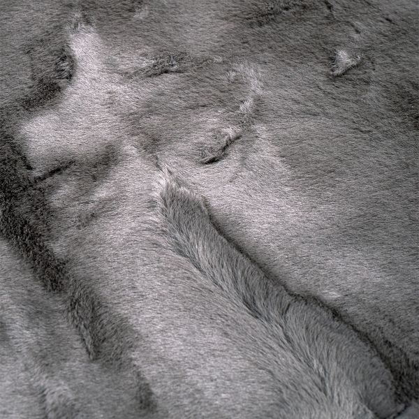 Γούνινο Χαλί Διαδρόμου (60x220) Βιοκαρπέτ Lapin Skin 04 Grey