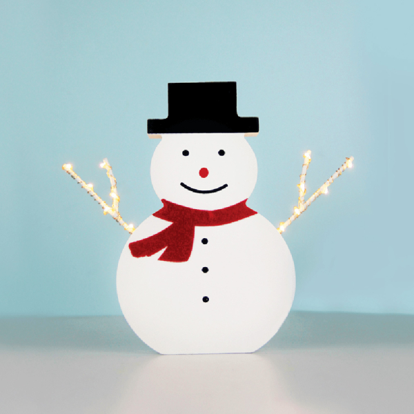 Χριστουγεννιάτικο Διακοσμητικό Με Led Aca Snowman X05121107