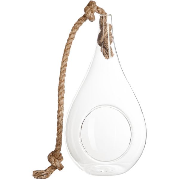 Διακοσμητική Γυάλα Κρεμαστή Με Σχοινί (Φ12.5x66) A-S Drop 155765