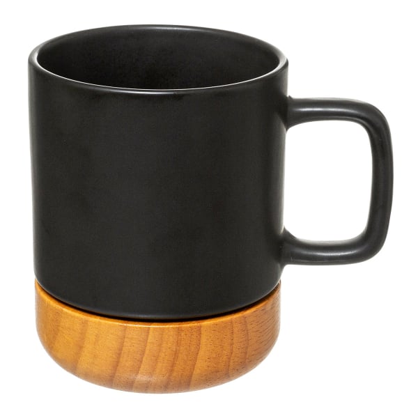 Κούπα 430ml Με Καπάκι S-D Wood Mug 176952